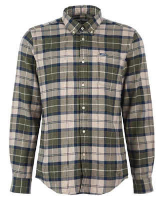 Overhemd Barbour Men Kyeloch Tailored Shirt Forest Mist