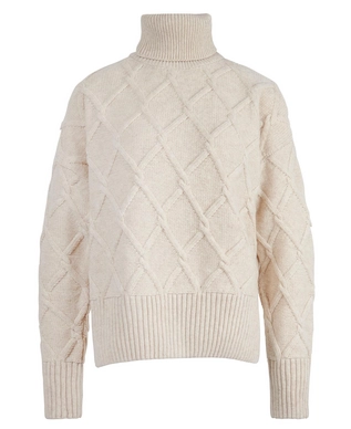 Jumper Barbour Women Perch Knit Oatmeal