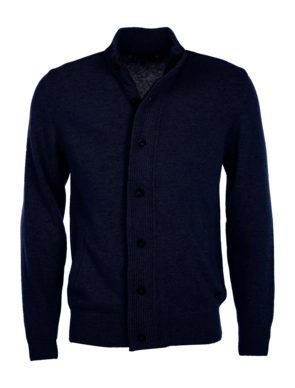 Sweatjacke Barbour Essential Patch Zip Through Herren Navy