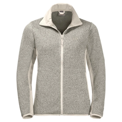 Fleecejacke Jack Wolfskin Elk Lodge White Sand Damen