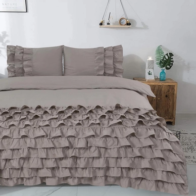 Dekbedovertrek Dreamhouse Cyprus Taupe Percal