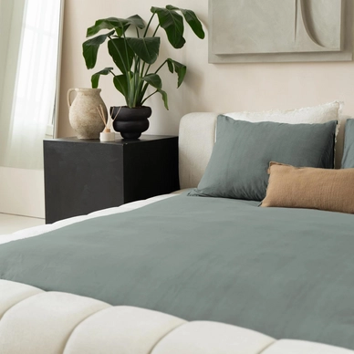 Dekbedovertrek Dreamhouse Denim Stone Washed Green Ranforce