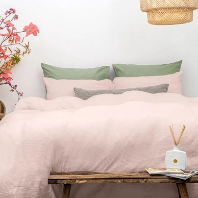 Dekbedovertrek Dreamhouse Mousseline Pink Blush