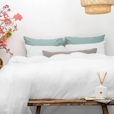 Dekbedovertrek Dreamhouse Mousseline White