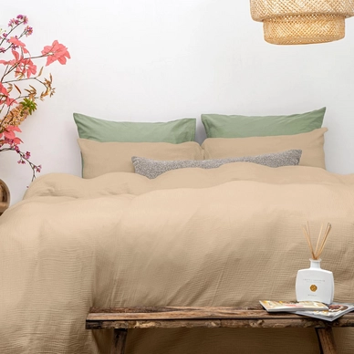 Dekbedovertrek Dreamhouse Mousseline Sand