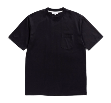 T-Shirt Norse Projects Men Johannes Organic Pocket Black
