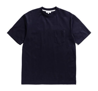 T-Shirt Norse Projects Men Johannes Organic Pocket Dark Navy