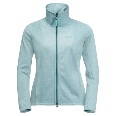 Fleece Jack Wolfskin Women Riverland Aqua