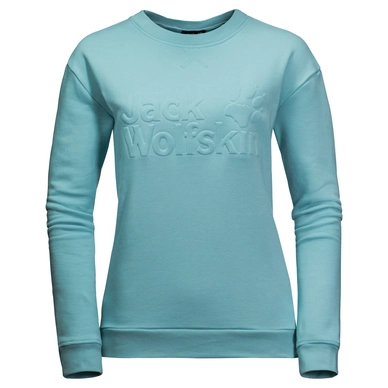 Pullover Jack Wolfskin Logo Blau Damen