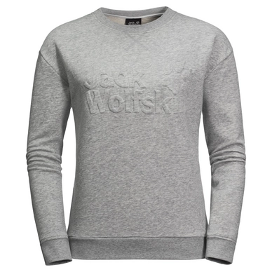 Jumper Jack Wolfskin Women Logo Light Grey