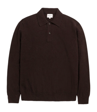 Polo Norse Projects Men Marco Merino Lambswool Truffle
