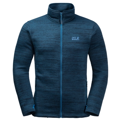 Fleece Jack Wolfskin Men Aquila Altis Poseidon Blue