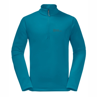 Pull Jack Wolfskin Men Baiselberg Half Zip Everest Blue