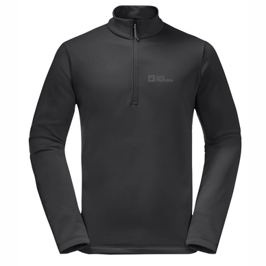 Pull Jack Wolfskin Homme Baiselberg Half Zip Black