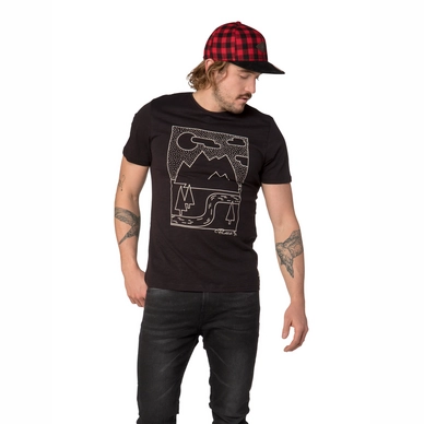 T-Shirt Protest Men Teaser T-Shirt True Black
