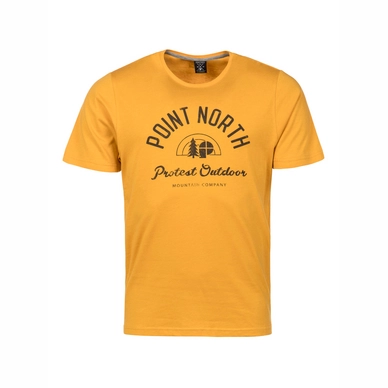 T-Shirt Protest Men Sandwich Dark Yellow