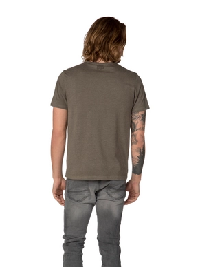 T-Shirt Protest Men Sandwich T-Shirt Gravel Green