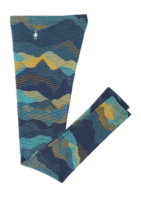 Trousers Smartwool Kids Classic Thermal Merino Base Layer Bottom  Boxed Blueberry Mtn Scape