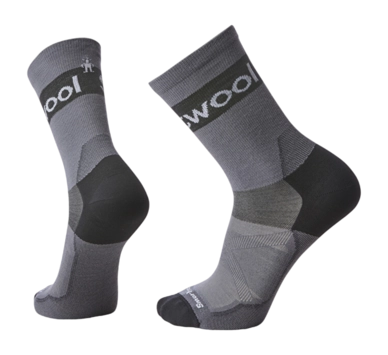 Fietssok Smartwool Unisex Bike Zero Cushion Stripe Crew Socks Graphite