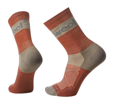 Fietssok Smartwool Unisex Bike Zero Cushion Stripe Crew Socks Picante