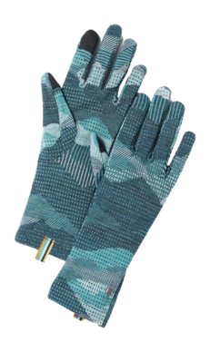 Gants Smartwool Unisexe Thermal Merino Glove Twilight Blue Mtn Scape