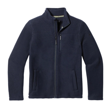 Veste Smartwool Homme Hudson Trail Fleece Full Zip Jacket Navy