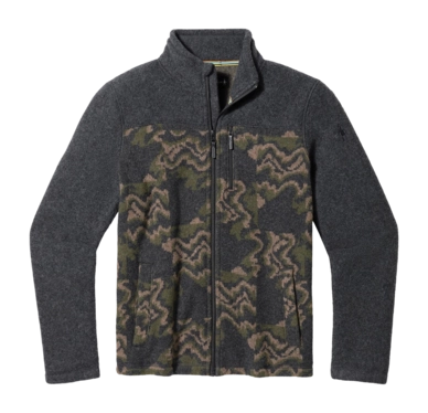 Veste Smartwool Men Hudson Trail Fleece Full Zip Jacket Charcoal-Camo