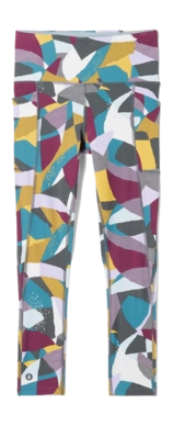 Legging Smartwool Women Active Printed 7/8 Legging Twilight Blue Mosaic