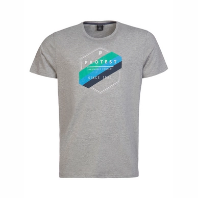 T-Shirt Protest Men Boyton Dark Grey Melee