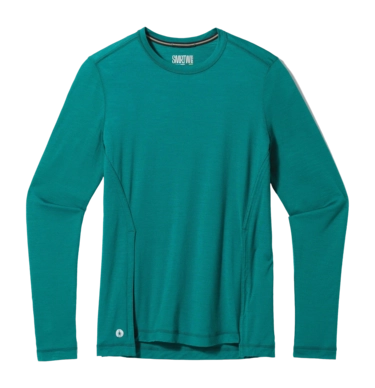 T-shirt Manches Longues Smartwool Women Active Long Sleeve Crew Emerald Green
