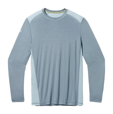 Langarmshirt Smartwool Active Long Sleeve Tech Tee Herren Pewter Blue