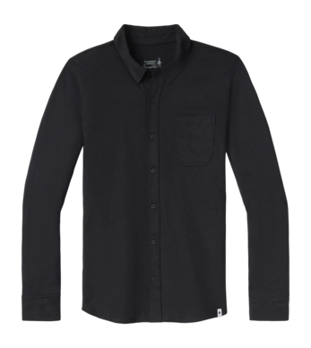 Langarmshirt Smartwool Long Sleeve Button Up Herren Black