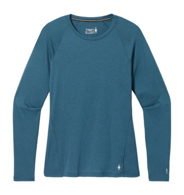 Ondershirt Smartwool Women Classic All-Season Merino Base Layer Long Sleeve Boxed Twilight Blue