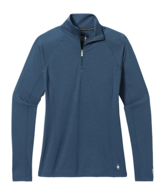Maillot de orps Smartwool Femme Classic All-Season Merino Base Layer 1/4 Zip Boxed Twilight Blue