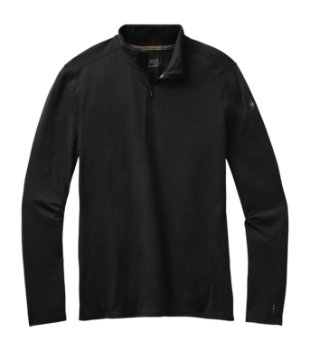 Unterhemd Smartwool Classic All-Season Merino Base Layer 1/4 Zip Boxed Herren Schwarz