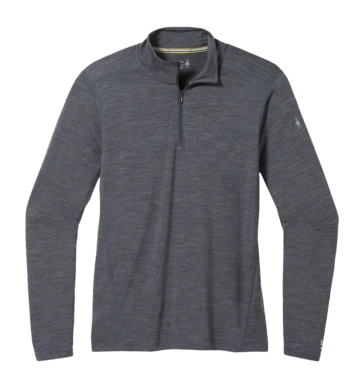Maillot de Corps Smartwool Men Classic All-Season Merino Base Layer 1/4 Zip Boxed Iron Heather