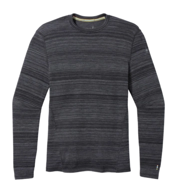 Ondershirt Smartwool Men Classic Thermal Merino Base Layer Crew Boxed Black Color Shift