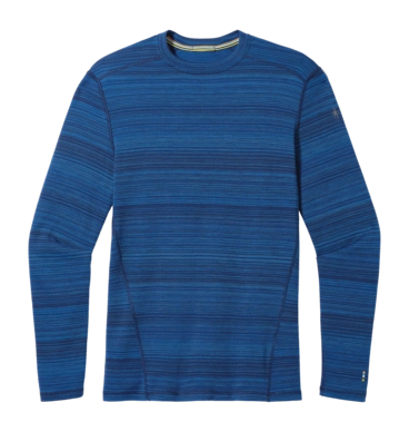 Maillot de Corps Smartwool Men Classic Thermal Merino Base Layer Crew Boxed Deep Navy Color Shift
