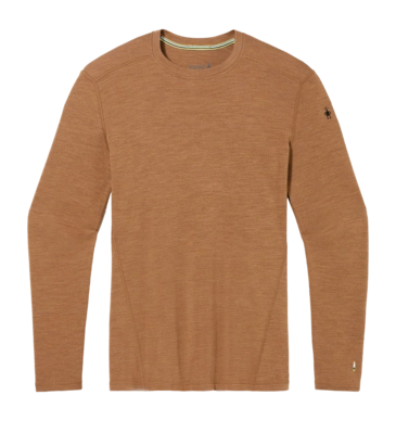 Maillot de Corps Smartwool Men Classic Thermal Merino Base Layer Crew Boxed Fox Brown Heather