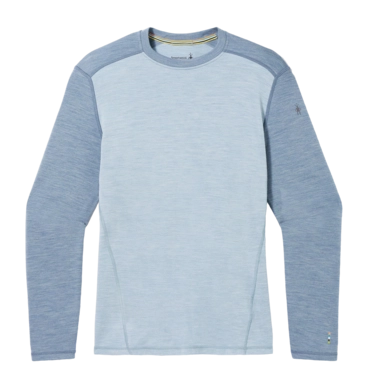 Maillot de Corps Smartwool Men Classic Thermal Merino Base Layer Crew Boxed Pewter Blue-Lead