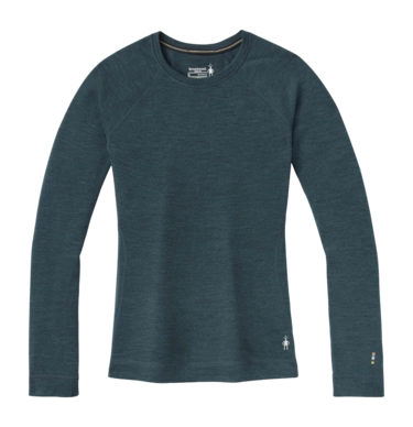 Ondershirt Smartwool Women Classic Thermal Merino Base Layer Crew Boxed Twilight Blue Heather