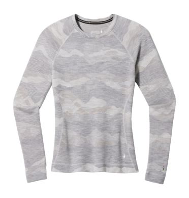 Maillot de Corps Smartwool Women Classic Thermal Merino Base Layer Crew Boxed Light Gray Mountain S