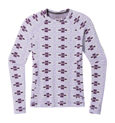 Ondershirt Smartwool Women Classic Thermal Merino Base Layer Crew Boxed Violet Flirt With Me