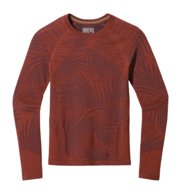 Ondershirt Smartwool Women Intraknit Active Base Layer Long Sleeve Pecan Brown