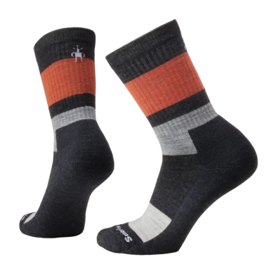 Chaussettes Smartwool Unisex Everyday Blocked Stripe Crew Charcoal