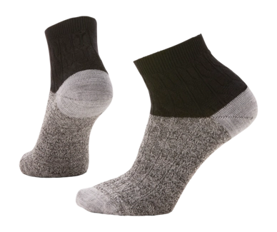 Socken Smartwool Everyday Cable Ankle Socks Damen Black