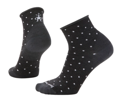 Socken Smartwool Everyday Classic Dot Ankle Socks Damen Charcoal