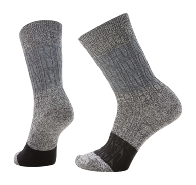 Chaussettes Smartwool Unisexe Everyday Color Block Cable Crew Charcoal