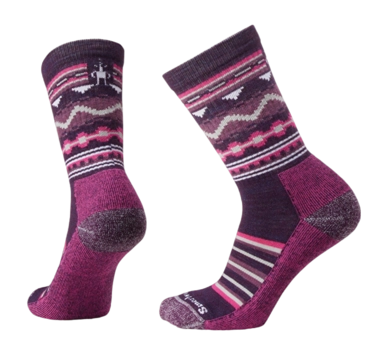 Sok Smartwool Unisex Everyday Hudson Trail Crew Socks Purple Iris