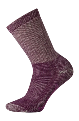 Sok Smartwool Unisex Everyday Solid Rib Crew Socks Purple Iris
